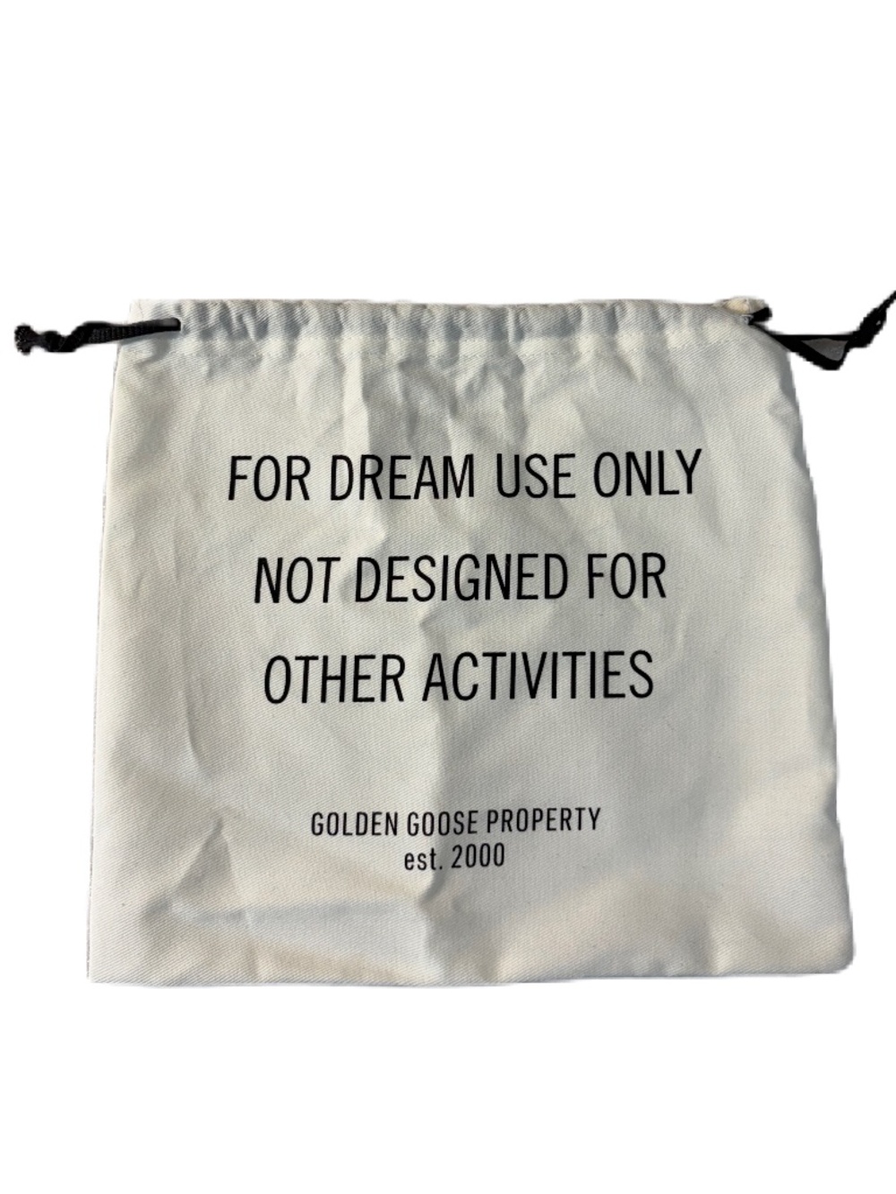 Golden Goose dust protective cover for handbag